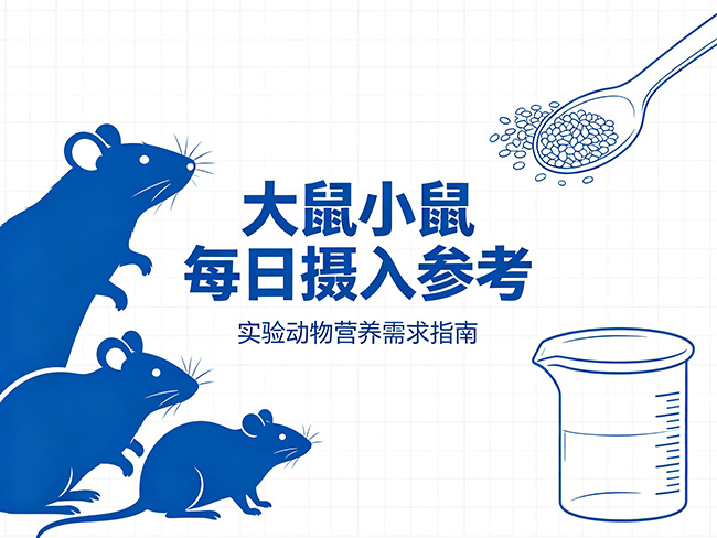 干货 | 大鼠小鼠每日摄入参考