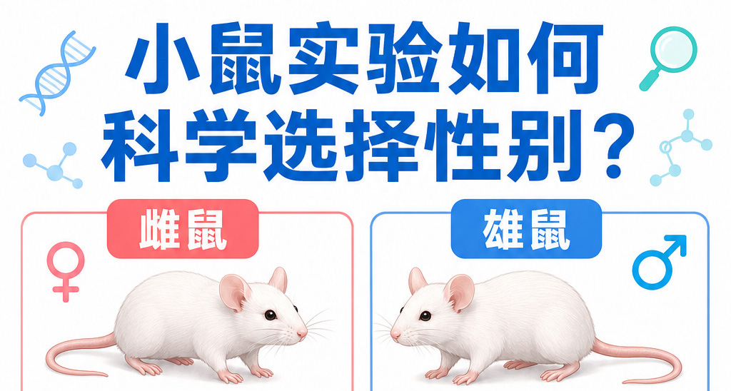 小鼠实验如何科学选择性别?