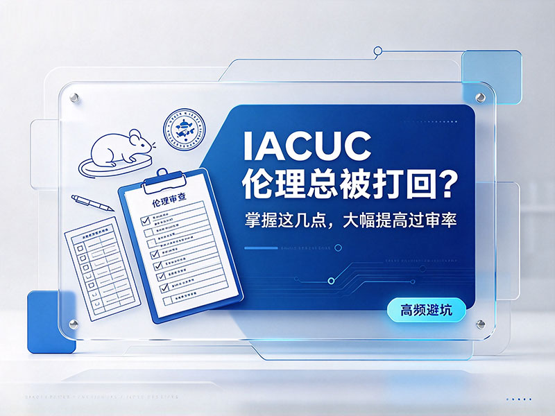 IACUC伦理总被打回？掌握这几点，大幅提高过审率